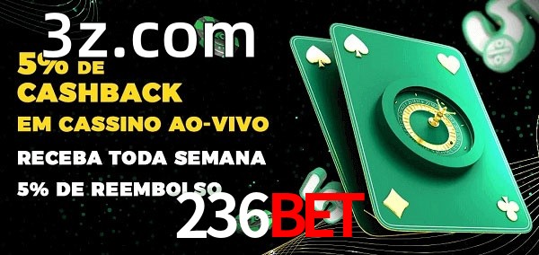 Promoções do cassino ao Vivo 236BET